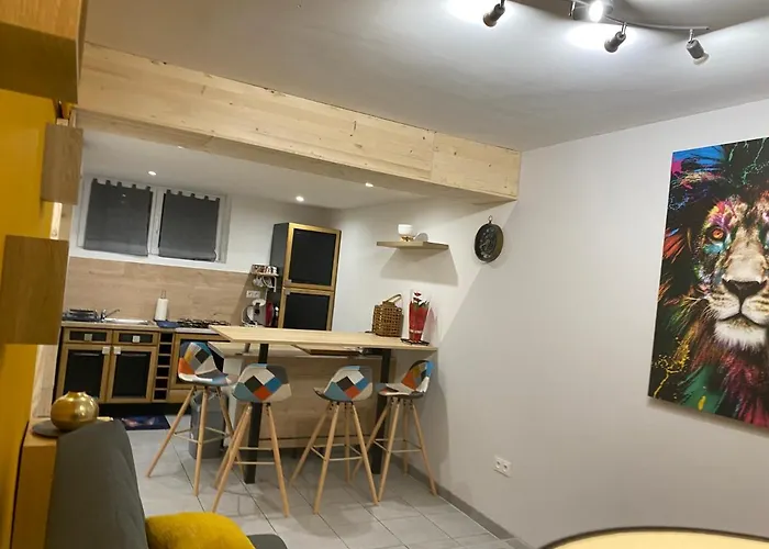 Hébergement de vacances De 40m2 De Plein Pieds Dans Maison Avec Parking Et Terrasse *